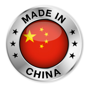 Made In China Silver Badge